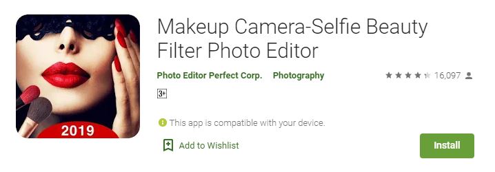 Makeup Camera-Selfie Beauty Filter Photo Editor